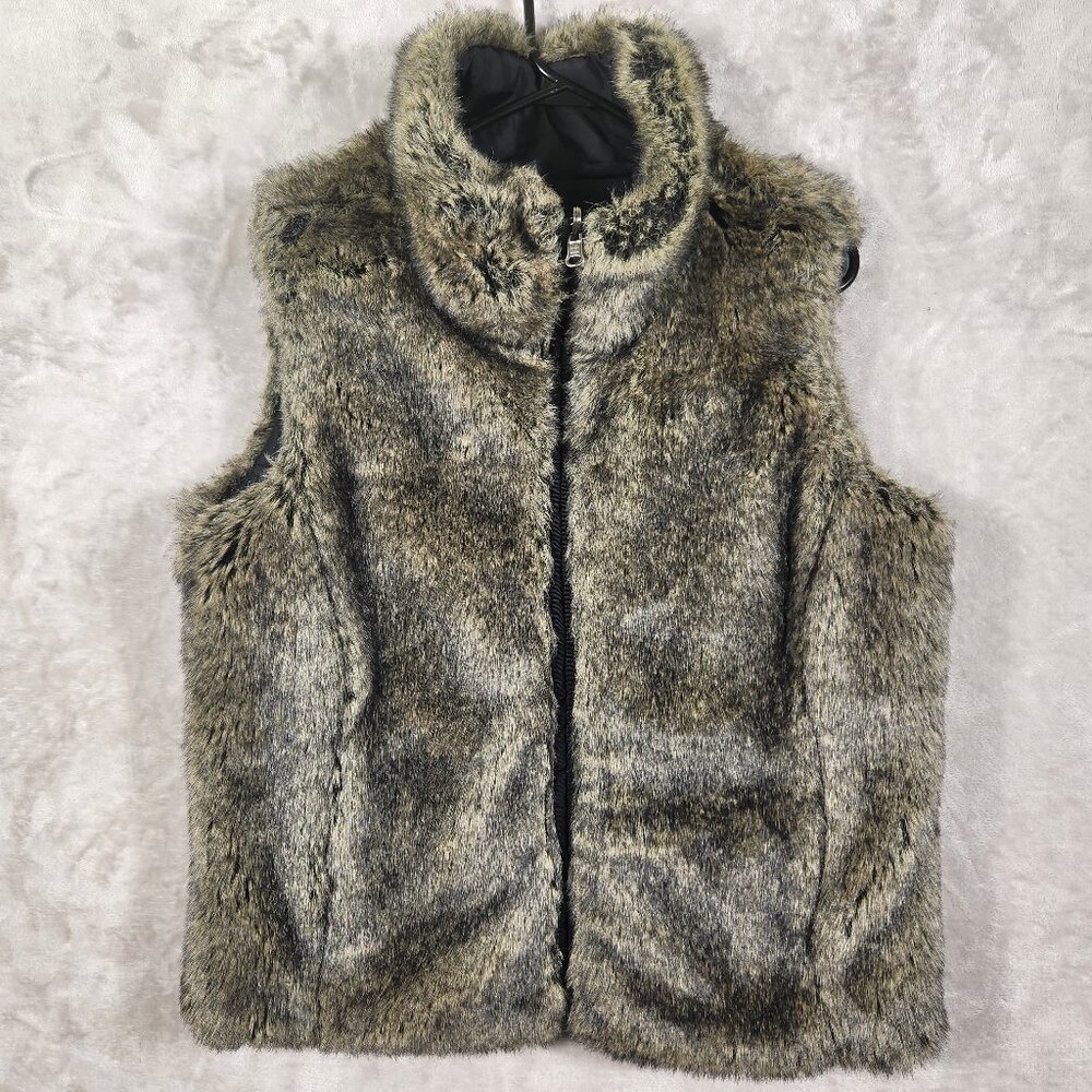 Faux Fur Reversible Vest Women's size‎ M